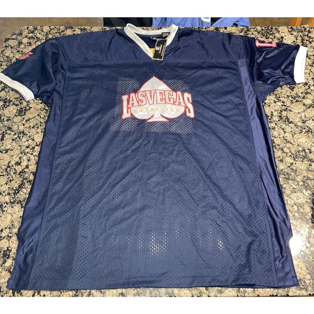 DC Classic Unisex Full 3XL Las Vegas #21 Blue Silver Mesh‎ Jersey NWT